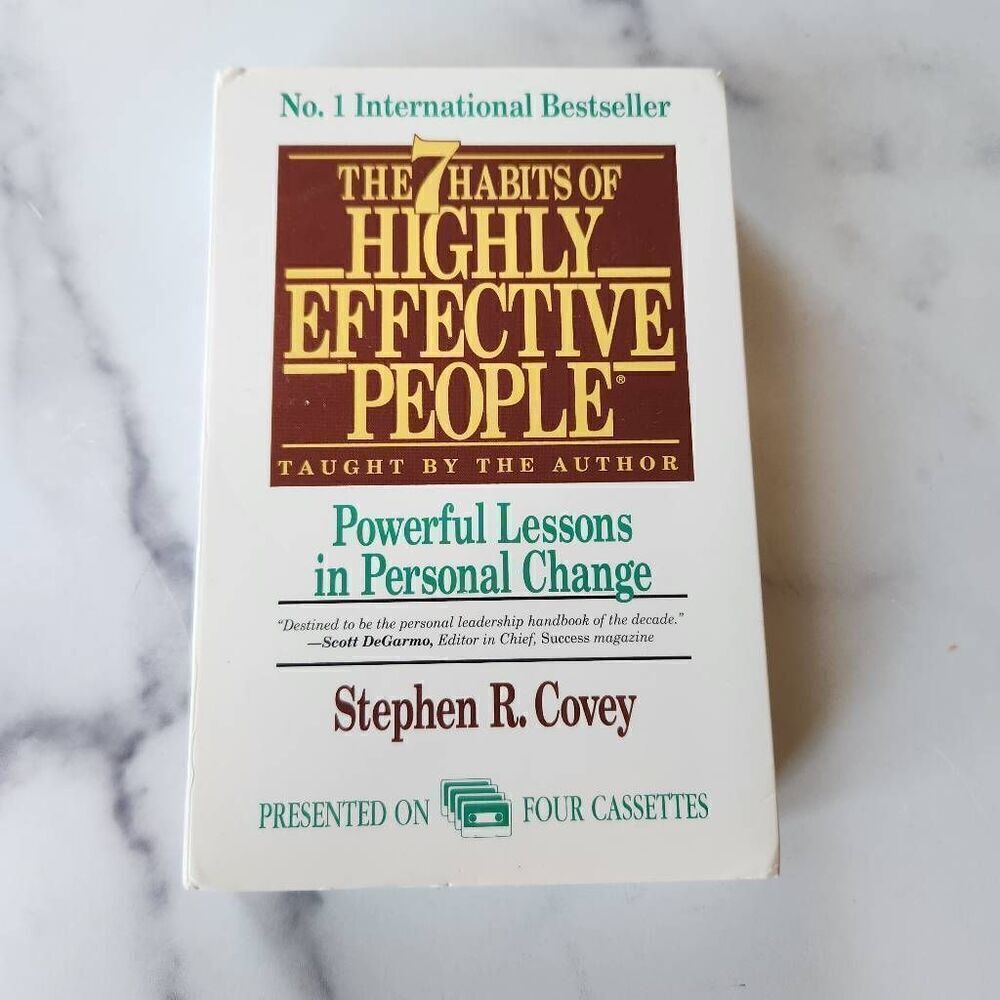 The seven habits of highly effective people powerful lessons in personal change